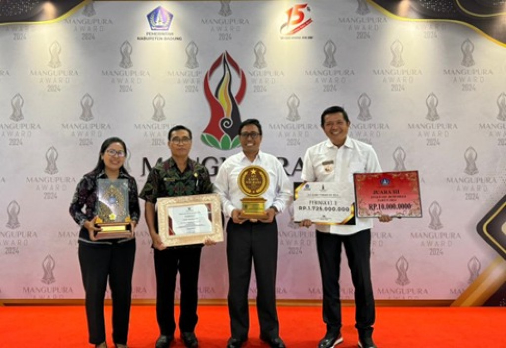 Pemerintah Desa Dalung Mengapresiasi BUM Desa Tri Manunggal Jaya Dalung Atas Prestasi Juara III Evaluasi BUMDES Kabupaten Badung Tahun 2024